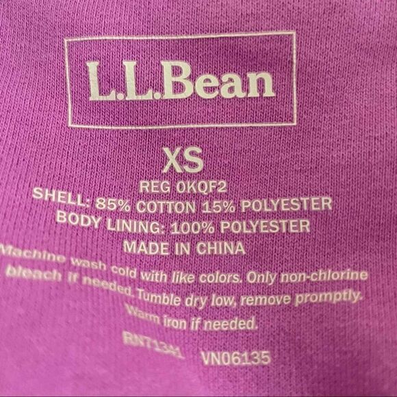 L.L Bean Pink Cream Sherpa Lined Vest Size XS - Picture 2 of 7